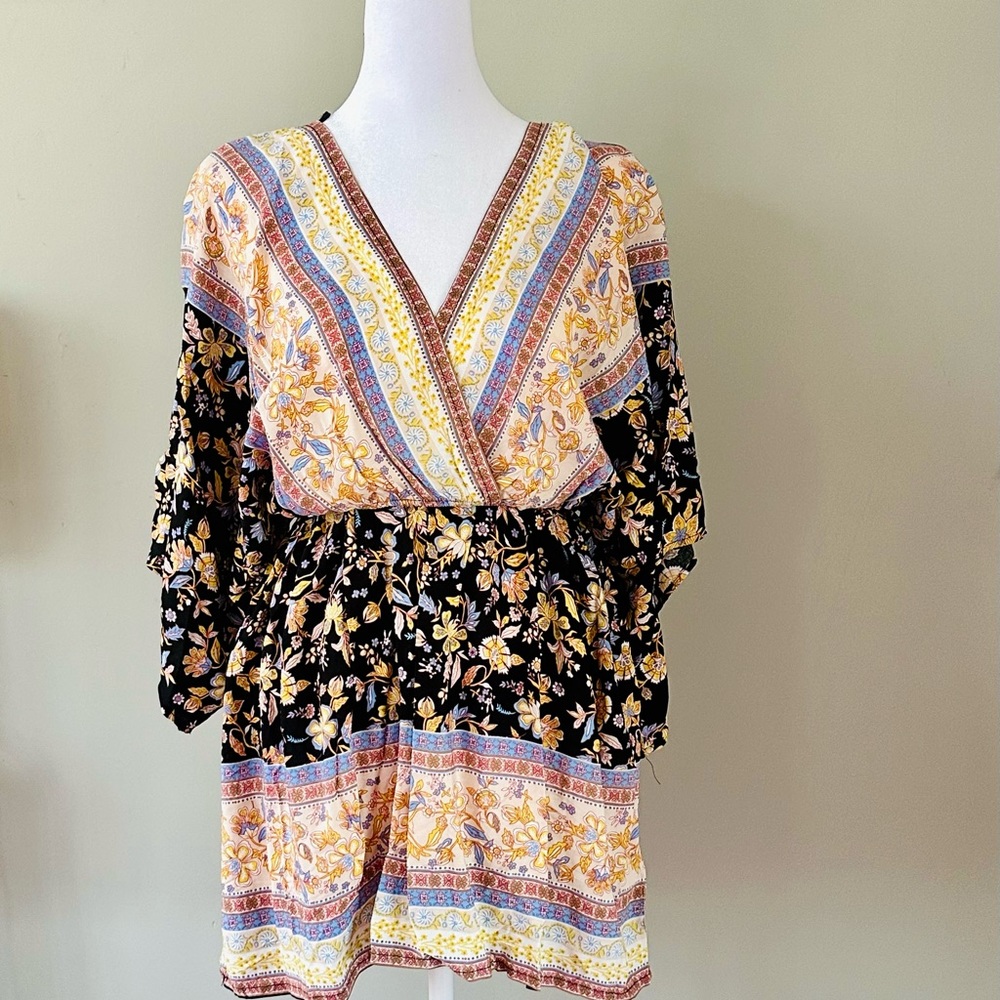 Trendy Boho mini dress